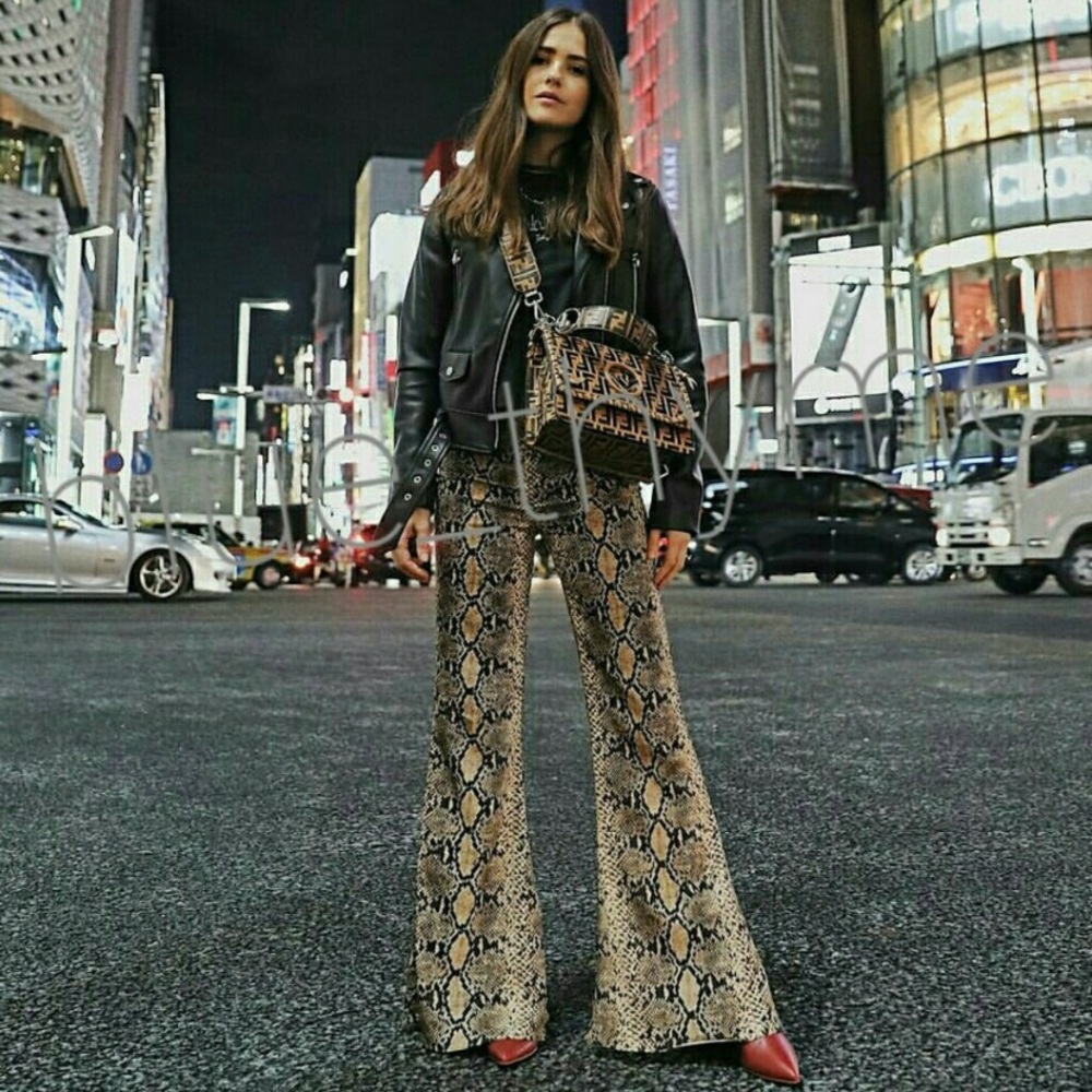 Zara Snake Print pant